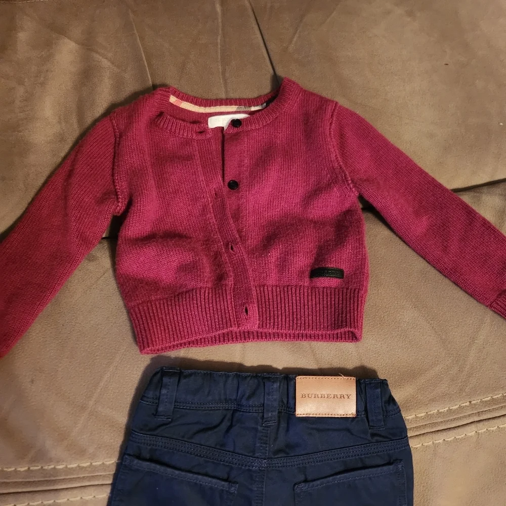 Burberry outfit for 2 years old
